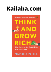 Think and Grow Rich summary - kailaba
